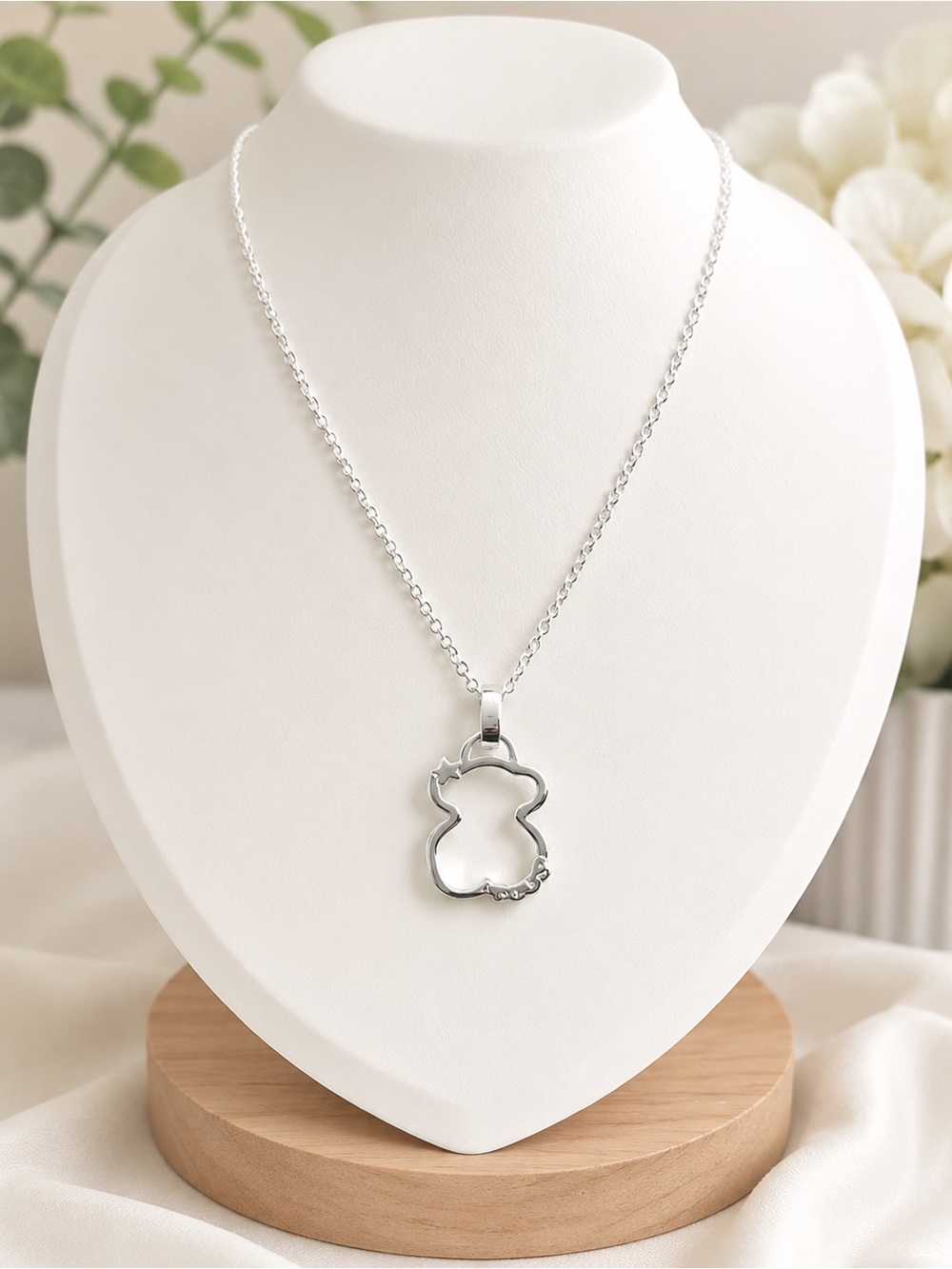 Elegant Silver Pendant Necklace Sterling silver 925